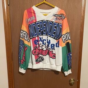 Colorful Graphic Sweatshirt
